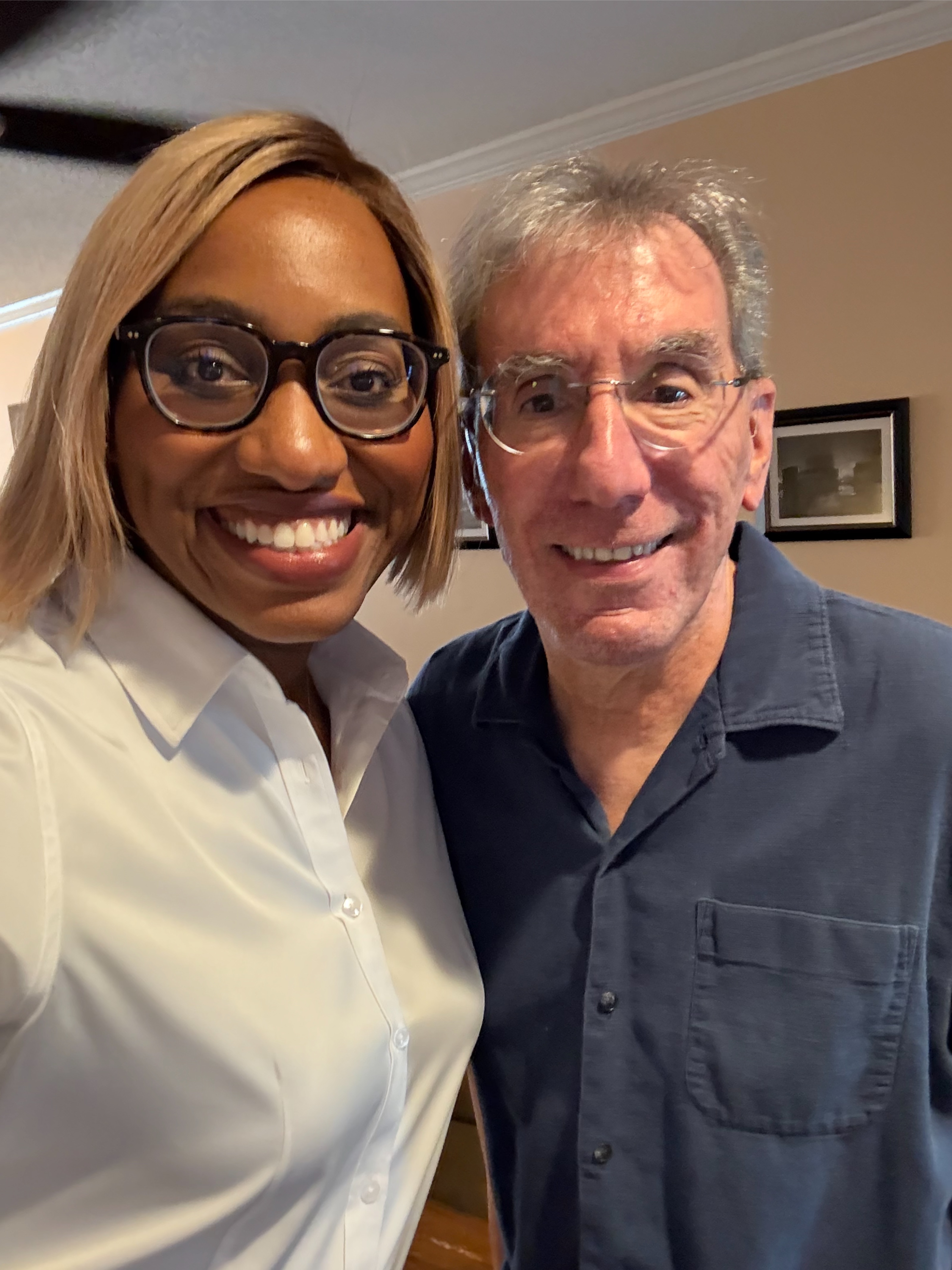 Jacqueline Walker with Stanley Ingber after the sale of his Buckhead condo at 34 Brittany Way NE.